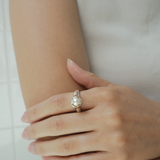 【NEW】casual akoya  pearl ring